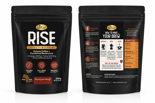 Myco+ RISE Mushroom Coffee — Cordyceps + Turkey Tail