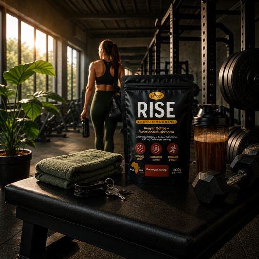 Myco+ RISE Mushroom Coffee — Cordyceps + Turkey Tail